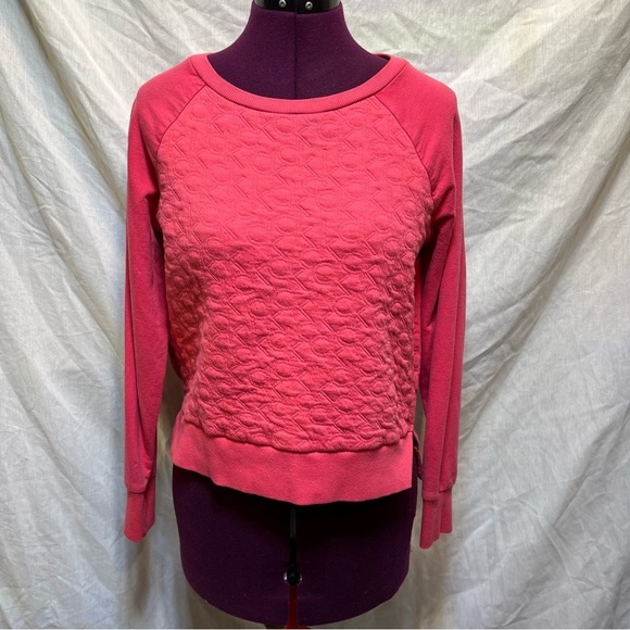 Calvin Klein Pink Textured Sweater - Picture 1 of 9